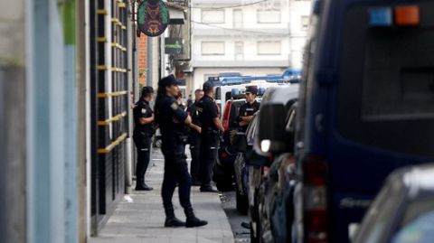 Hasta ahora, la �ltima operaci�n antidroga de la Polic�a Nacional en Monforte era la del pasado mes de agosto en la cale Duquesa de alba