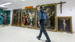 La Guardia Civil de Burgos expuso las piezas de arte recuperadas