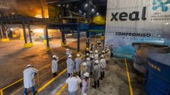 La planta de Xeal en Cee, en el acto de celebracin del 120 aniversario