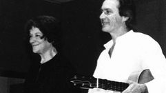 Mar�a Casares y Pedro Soler en Collioure 1989 