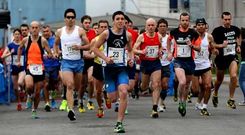Alberto Carou (n�mero 1), gan� en la carrera absoluta, y Jos� Manuel Rodr�guez (37), lo hizo en veteranos M50.