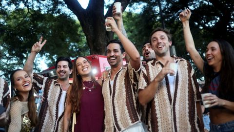 Los fan�ticos de Bad Bunny en Buenos Aires en la previa al concierto del puertorrique�o.