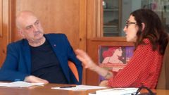 Xulio L�pez Valc�rcel, en los Faladoiros Literarios de Ferrol.