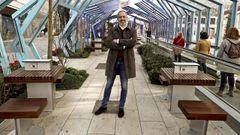 Iago Mart�nez, gerente de Edigal, en una calle de Vigo