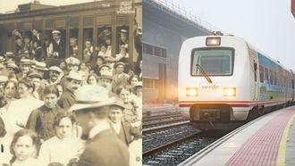 El 10 de octubre de 1875 los corueses tuvieron la oportunidad de viajar en tren por primera vez. El destino era Lugo y el trayecto duraba cuatro horas. En la actualidad, la conexin ms rpida entre estas ciudades es de dos horas