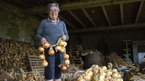 Maruja de Gondari�o, premio Cebola de Ouro 2025 en Sanxenxo
