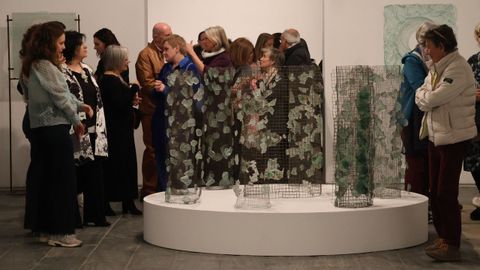 Inauguración de la exposición en Lugo