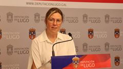 La portavoz socialista del gobierno de la Diputacin, Pilar Garca Porto