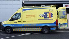 Ambulancia del servicio de urgencias sanitarias 061