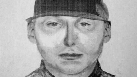 Retrato robot facilitado por la Guardia Civil del presunto responsable del triple asesinato en Teruel