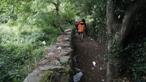O barrio do Carme � unha das zonas que visitaron