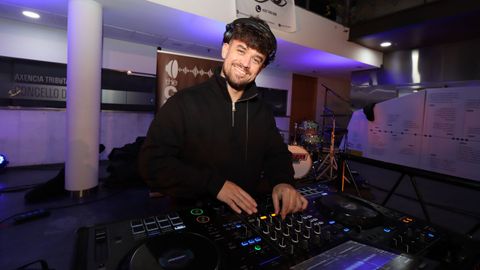 Encendido de las luces navideas en Boiro.