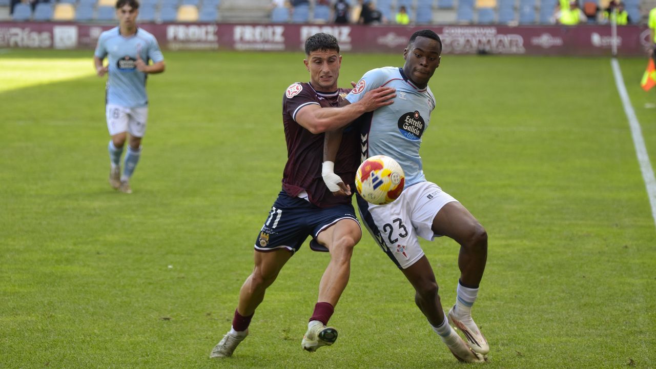 Pontevedra y Celta Fortuna ofrecen un derbi de play off que pudo llevarse cualquiera (1-1)