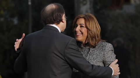 Llegada de la presidenta de Andaluc�a, Susana D�az