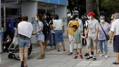As� estaba la Feira do Libro de Foz el viernes por la tarde