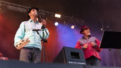 Xurxo Fernandes e Quique Pe�n, no seu concerto do domingo en Paiosaco 