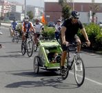 Los m�s peque�os no quisieron perderse el paseo.