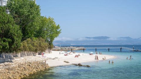 Playa pblica de la Isla de Toralla