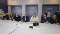 Acto de la firma de adhesin a la campaa de la Xunta de Galicia celebradoeste viernes en Cambados