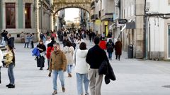 Imagen de una jornada de buen tiempo de este mes en Lugo.