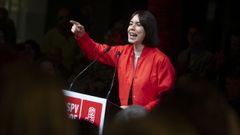 La ministra de Ciencia e Innovaci�n, Diana Morant, en la presentaci�n de su precandidatura para liderar el PSPV.