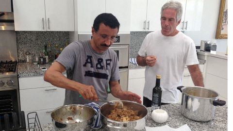 Jeffrey Epstein y Sultan Ahmed bin Sulayem