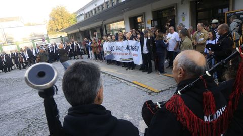 Concierto reivindicativo por el derecho al tren en la estaci�n de Ferrol este s�bado, organizado por el Foro Cidad�n do Ferrocarrril.