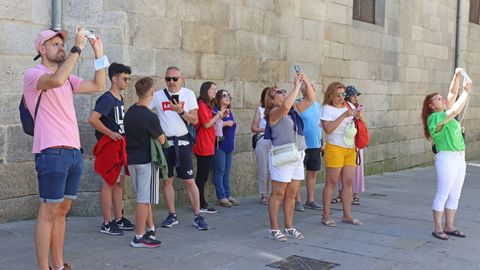 Turistas este sbado en Lugo