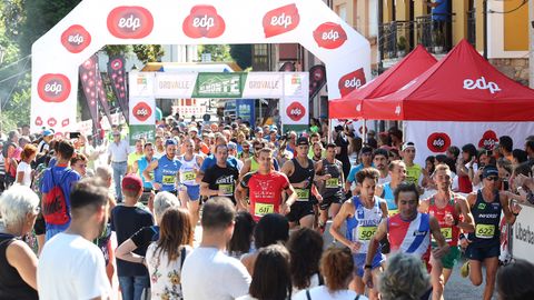 Salida del Trail y de la Traves�a Belmonte 2018