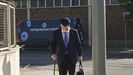 El excomisario Jos� Villarejo a su llegada a la Audiencia Nacional, este lunes.