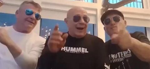 Una captura del v�deo difundido en el perfil de TikTok de Manuel Cort�s.