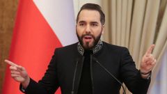 El presidente de El Salvador, Nayib Bukele.