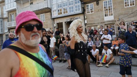 Las drag queens no faltaron en Celanova.