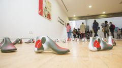 Inauguraci�n de una exposici�n en el Museo de Man