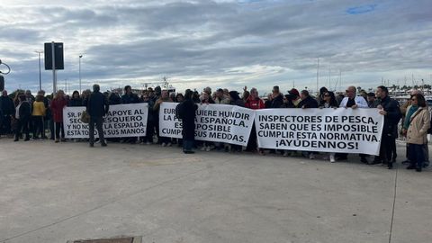 Concentraci�n en Santa Pola (Alicante), el 19 de enero del 2026, contra los nuevos controles a la pesca de bajura.