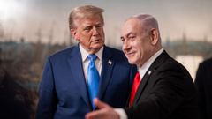 Trump y Netanyahu, durante su reuni�n en la Casa Blanca en julio del 2025.