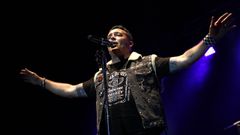 El cantante de Seguridad Social, durante un concierto