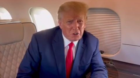 Donald Trump en el v�deo que envi� a Vox 