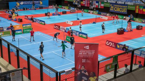 Campeonato Europeo de Clubes de Bdminton en Oviedo.