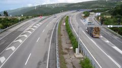 Autov�a del Cant�brico (A-8), junto al acceso de A Xesta