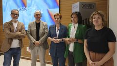 La remodelada sede del Instituto Galego de Fsica de Altas Enerxas (Igfae) abri sus puertas para presentar el proyecto de residencia artstica ArtLab que promueve en colaboracin con la Cidade da Cultura.
