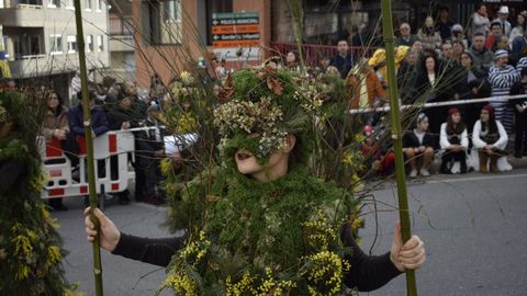 Desfile de entroido de Barbad�s por las calles de A Valenz�