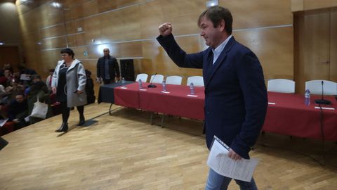 Portela, a la entrada del pleno.