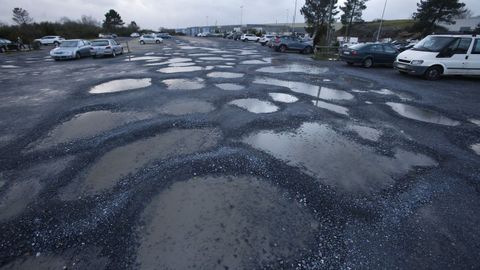 El estado del leira p�rking municipal del HULA