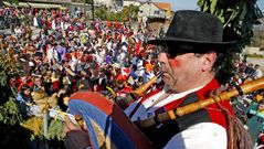Fiesta rachada en Cangas