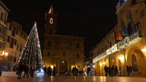 Decoraci�n navide�a en Oviedo