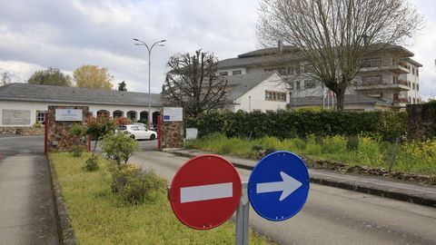 Exterior del CAPD de Sarria, donde hubo siete casos de usuarios con el virus y nueve trabajadores infectados