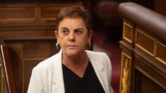 La portavoz de EH Bildu en el Congreso, Mertxe Aizpurua, durante una sesin plenaria en la Cmara Baja.