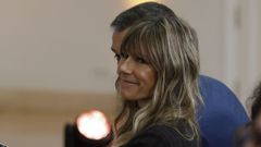 Bego�a G�mez, esposa de Pedro S�nchez, en uno de sus �ltimos acto p�blico en febrero de este a�o