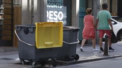 Los contenedores amarillosde inorgnico y envases tendrn a partir de ahora otro apartado con tapa gris oscura para el denominado resto